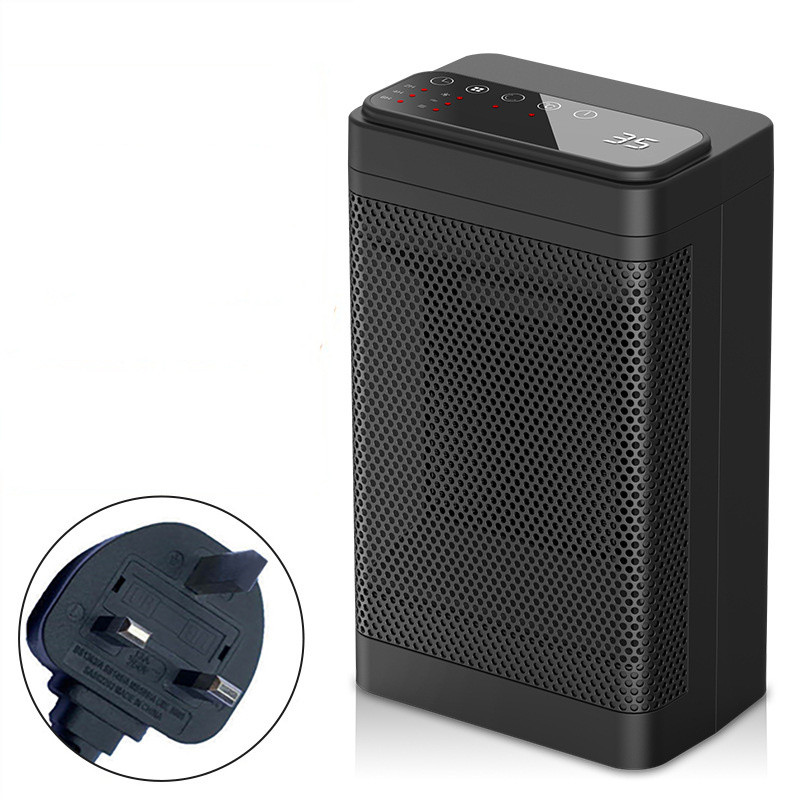 Adjustable Portable Space Heaters 1500W PTC Ceramic Electric Heater with Digital Thermostat Quiet Small Heater Fast Safety Heating for Office Home Ind