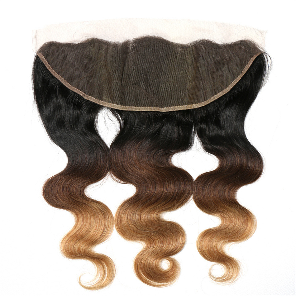 1B/4/27 13x4 Lace Frontal Closure Ombre Color Indian Body Wave Human Hair Frontals for Women, T1b/4/27
1B/4/27 13x4 Lace Frontal Closure Ombre Color Indian Body Wave Human Hair Frontals for Women, T1b/4/27