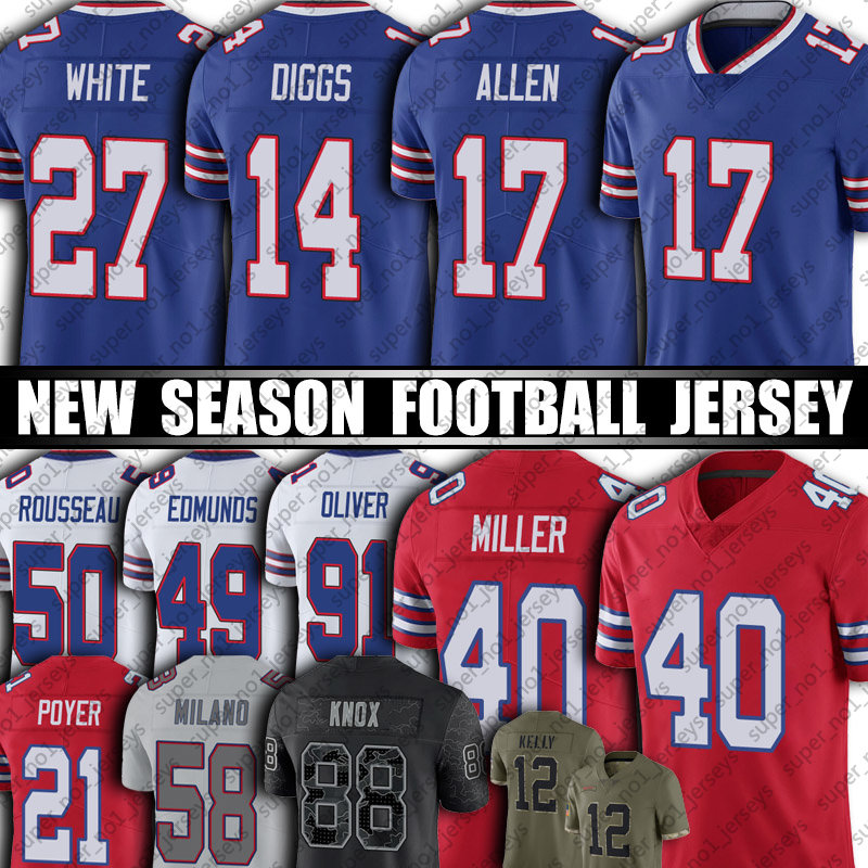 17 Josh Allen Von Miller Jersey Football Buffalo Stefon Diggs Bills TreDavious White Micah Hyde Dawson Knox Jerseys Matt Milano McKenzie Gabriel Davis Oliver Poyer, Youth custom jersey (bie)
17 Josh Allen Von Miller Jersey Football Buffalo Stefon Diggs Bills TreDavious White Micah Hyde Dawson Knox Jerseys Matt Milano McKenzie Gabriel Davis Oliver Poyer, Youth custom jersey (bie)