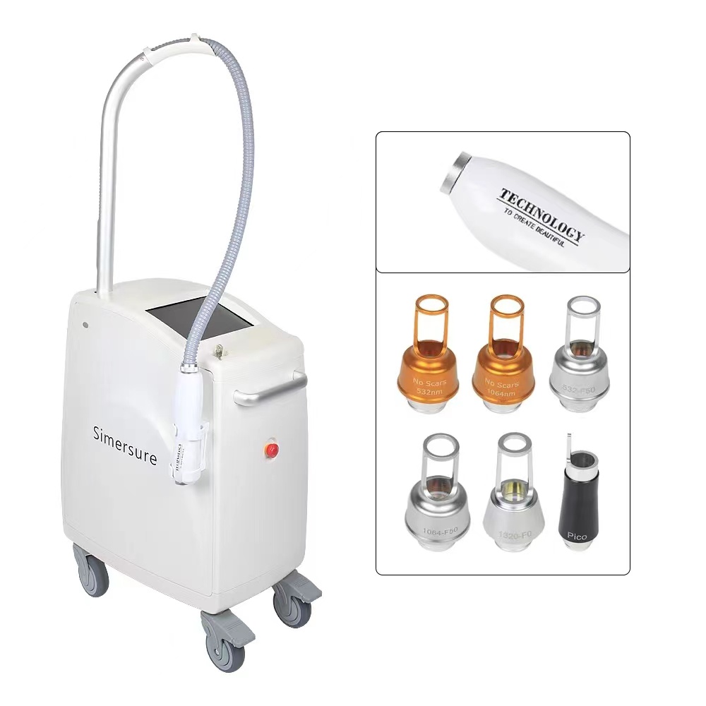 Factory price poco laser beauty machine tattoo removal skin rejuvenation face whitening nd yag laser salon equipment CE approved