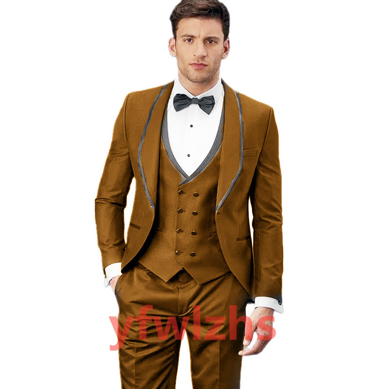 Custom-made Groom Tuxedos One Button Men Suits Shawl Lapel Groomsmen Wedding/Prom/Dinner Man Blazer Jacket Pants Tie Vest M159, Same as image
Custom-made Groom Tuxedos One Button Men Suits Shawl Lapel Groomsmen Wedding/Prom/Dinner Man Blazer Jacket Pants Tie Vest M159, Same as image