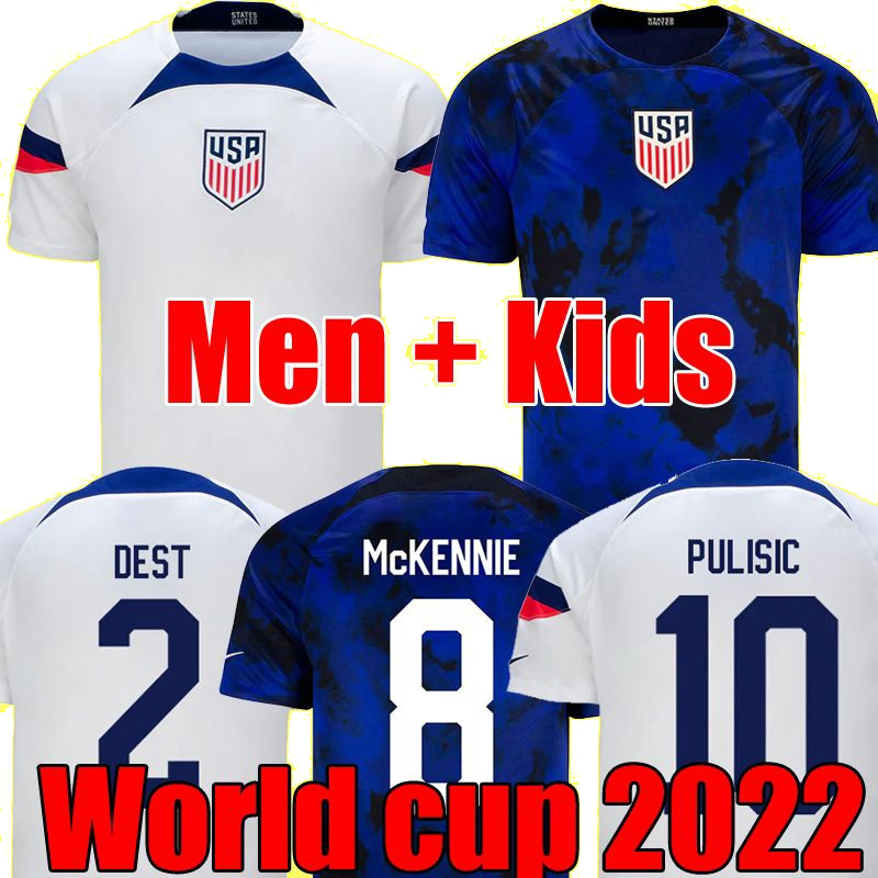 Thailand PULISIC DEST MCKENNIE world Soccer Jerseys 2022 AARONSON MUSAH MORGAN LLOYD America Football Shirt United States LLETGET MEN KIDS SETS KITS, Home 20221
Thailand PULISIC DEST MCKENNIE world Soccer Jerseys 2022 AARONSON MUSAH MORGAN LLOYD America Football Shirt United States LLETGET MEN KIDS SETS KITS, Home 20221
