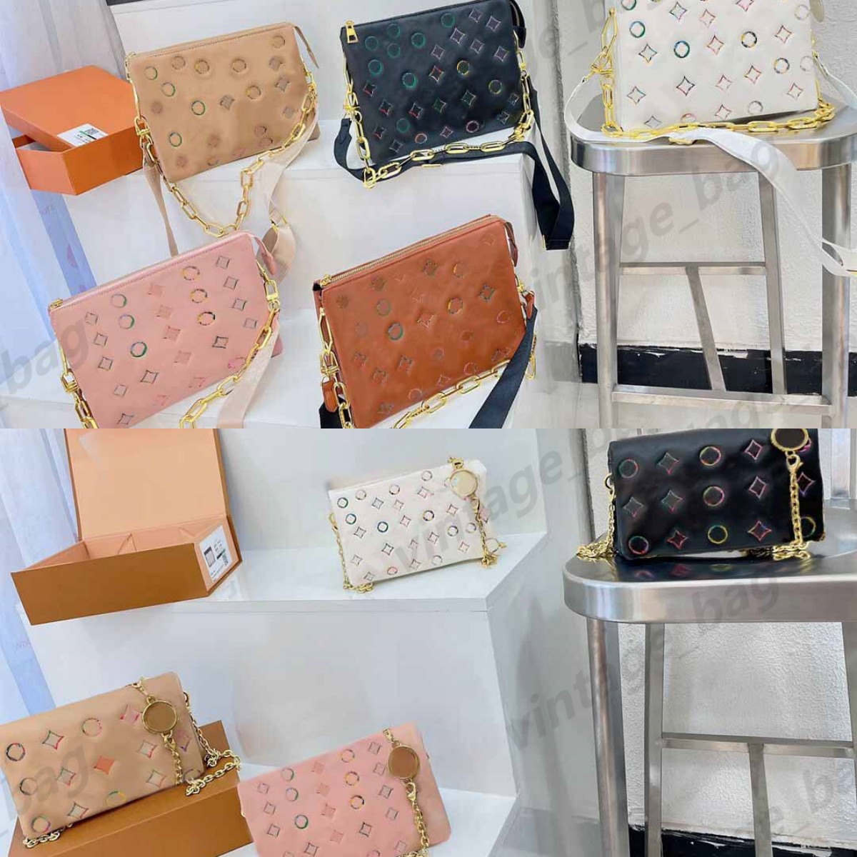 Mini Pochette Coussin BB Bags soft embossed Puffy Monograms Wallet cross body chain clutch Shoulder belt Flap Lady handbag M21353 M57793 M57790 M21209 M80745 M59598
Mini Pochette Coussin BB Bags soft embossed Puffy Monograms Wallet cross body chain clutch Shoulder belt Flap Lady handbag M21353 M57793 M57790 M21209 M80745 M59598