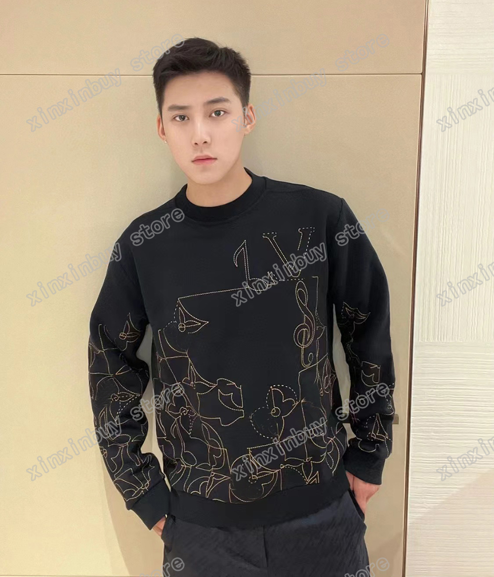 xinxinbuy Men designer hoodie Sweatshirt music Letter embroidery line Palm tree cotton women black blue XS-XL, Multi
xinxinbuy Men designer hoodie Sweatshirt music Letter embroidery line Palm tree cotton women black blue XS-XL, Multi
