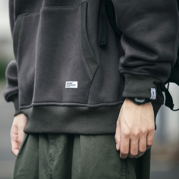 Men's Hoodies Sweatshirts High Quality Thin Fleece Hoodie Japanese Streetwear Hip Hop Sweatshirt Men Clothing Korean Couple Pullover Harajuku Coa