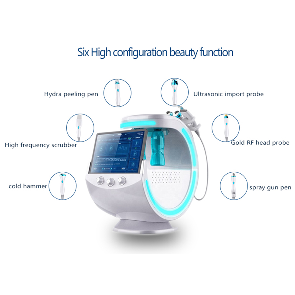 New 7 In 1 Deep Cleaning Microdermabrasion Oxygen Hydro Peeling Facial Machine Hydre Aqua Diamond Jet Peel