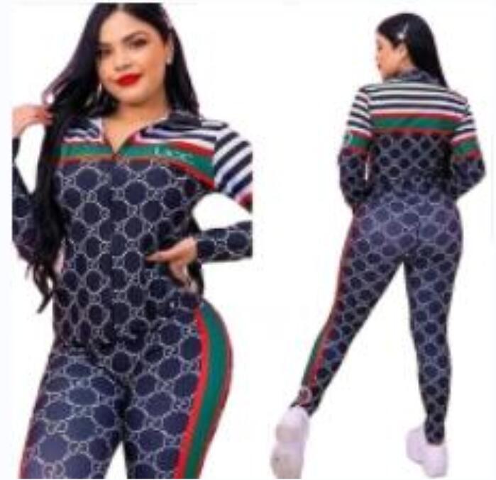 new Women Tracksuits Sportwear Set Fashion Casual Yoga Autumn Winter Crop Top Hoodies Suit Set Sweatshirt Strpied Temperament Printed Zipper pullover Jacket, Customize
new Women Tracksuits Sportwear Set Fashion Casual Yoga Autumn Winter Crop Top Hoodies Suit Set Sweatshirt Strpied Temperament Printed Zipper pullover Jacket, Customize