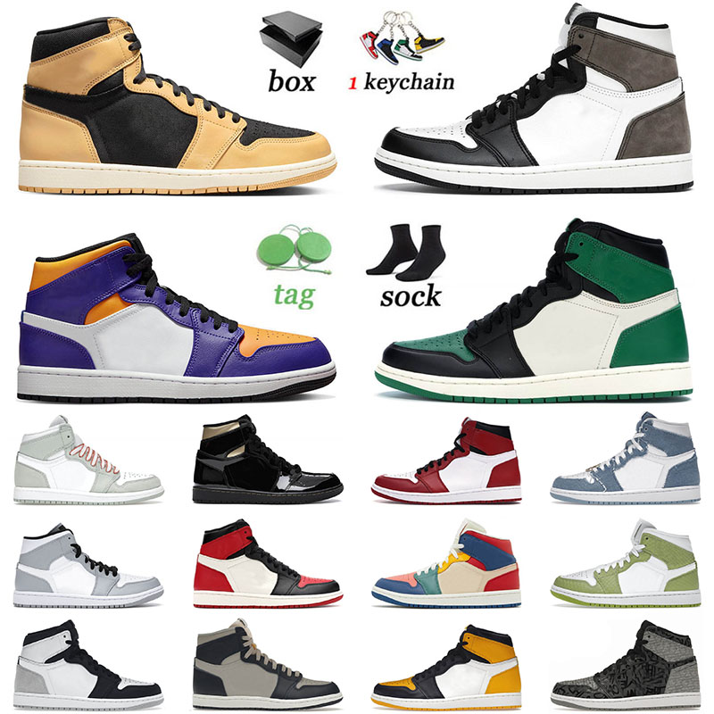 Designer Mens Basketball Shoes 1 1s Jumpman Dark Mocha Lakers Georgetown Pine Green Reverse Mochas Denim J1 Jordens Sneakers Trainers, B12 denim 36-47
Designer Mens Basketball Shoes 1 1s Jumpman Dark Mocha Lakers Georgetown Pine Green Reverse Mochas Denim J1 Jordens Sneakers Trainers, B12 denim 36-47