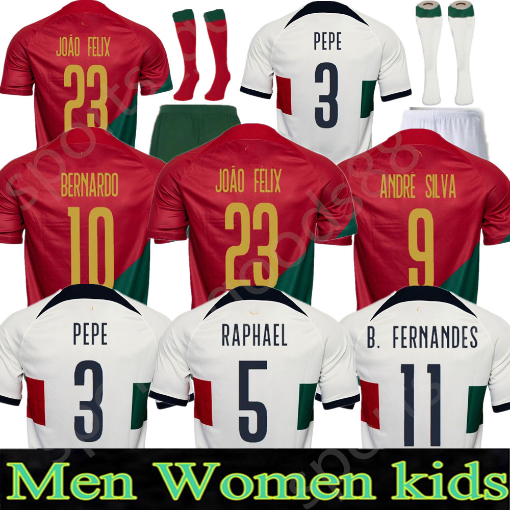 2022 Portuguese soccer jersey Bruno FERNANDES DIOGO J. DANILO Portuguesa J. OTAVIO RONALDO Joao Felix Football shirt BERNARDO Portugieser Men Kids Kit uniform sets, 22/23 away
2022 Portuguese soccer jersey Bruno FERNANDES DIOGO J. DANILO Portuguesa J. OTAVIO RONALDO Joao Felix Football shirt BERNARDO Portugieser Men Kids Kit uniform sets, 22/23 away