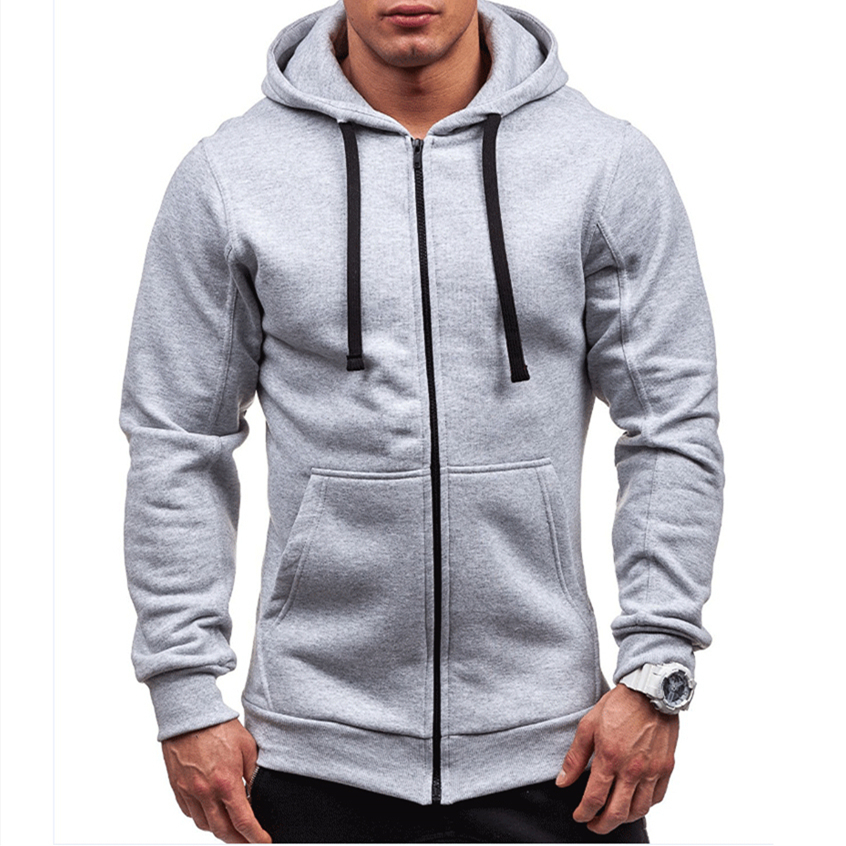 Men's Hoodies Sweatshirts MRMT Zipper Hoodie Men Sweatshirt Solid Color Man Hoody For Male 220929