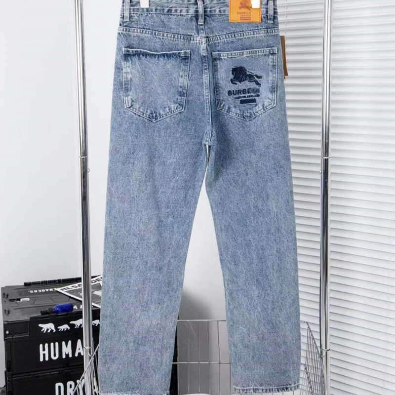 mens jeans burb designer pants Warhorse Embroidery Long pantss man casual Loose Button Zipper Trousers, Blue
mens jeans burb designer pants Warhorse Embroidery Long pantss man casual Loose Button Zipper Trousers, Blue