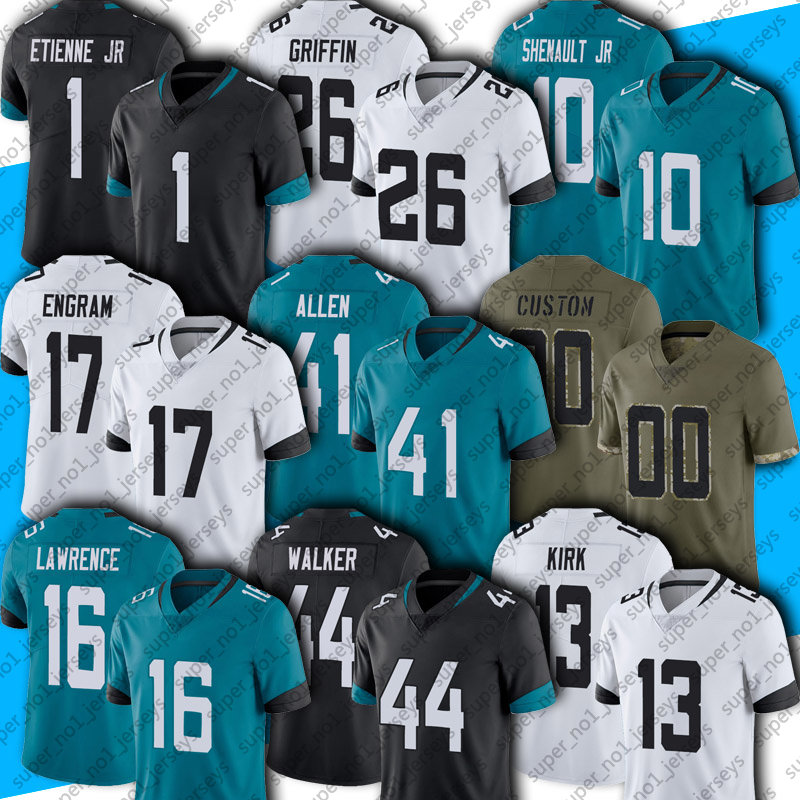 16 Trevor Lawrence Jersey Football Christian Kirk Devin Lloyd Travis Etienne Jr Jerseys Jacksonville Jaguars Travon Walker Marvin Jones Jr Evan Engram Jenkins, Man custom jersey (mzh)
16 Trevor Lawrence Jersey Football Christian Kirk Devin Lloyd Travis Etienne Jr Jerseys Jacksonville Jaguars Travon Walker Marvin Jones Jr Evan Engram Jenkins, Man custom jersey (mzh)