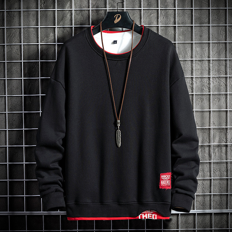 Men's Hoodies Sweatshirts Hip Hop Harajuku Hoodie Fashion Streetwear Mens Crew Neck Long Sleeve Casual Clothing Pullover 220929