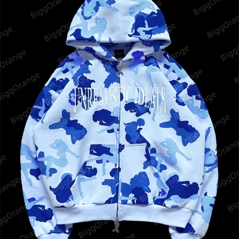 Womens Hoodies Sweatshirts High Street Camouflage Embroidered Letters Hooded Sweatshirt Ins Style Hoodie Women Fashion Clothing Winter 220929
Womens Hoodies Sweatshirts High Street Camouflage Embroidered Letters Hooded Sweatshirt Ins Style Hoodie Women Fashion Clothing Winter 220929