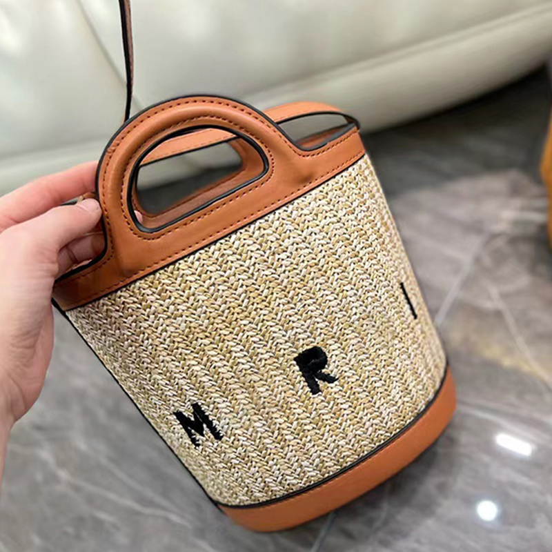 Women Bucket Straw Bags Casual Rattan Handbags Wicker Woven Female Totes Large Capacity Ladies Buckets Messenger Shoulder Shopping Bag Beach Marn, Pink
Women Bucket Straw Bags Casual Rattan Handbags Wicker Woven Female Totes Large Capacity Ladies Buckets Messenger Shoulder Shopping Bag Beach Marn, Pink