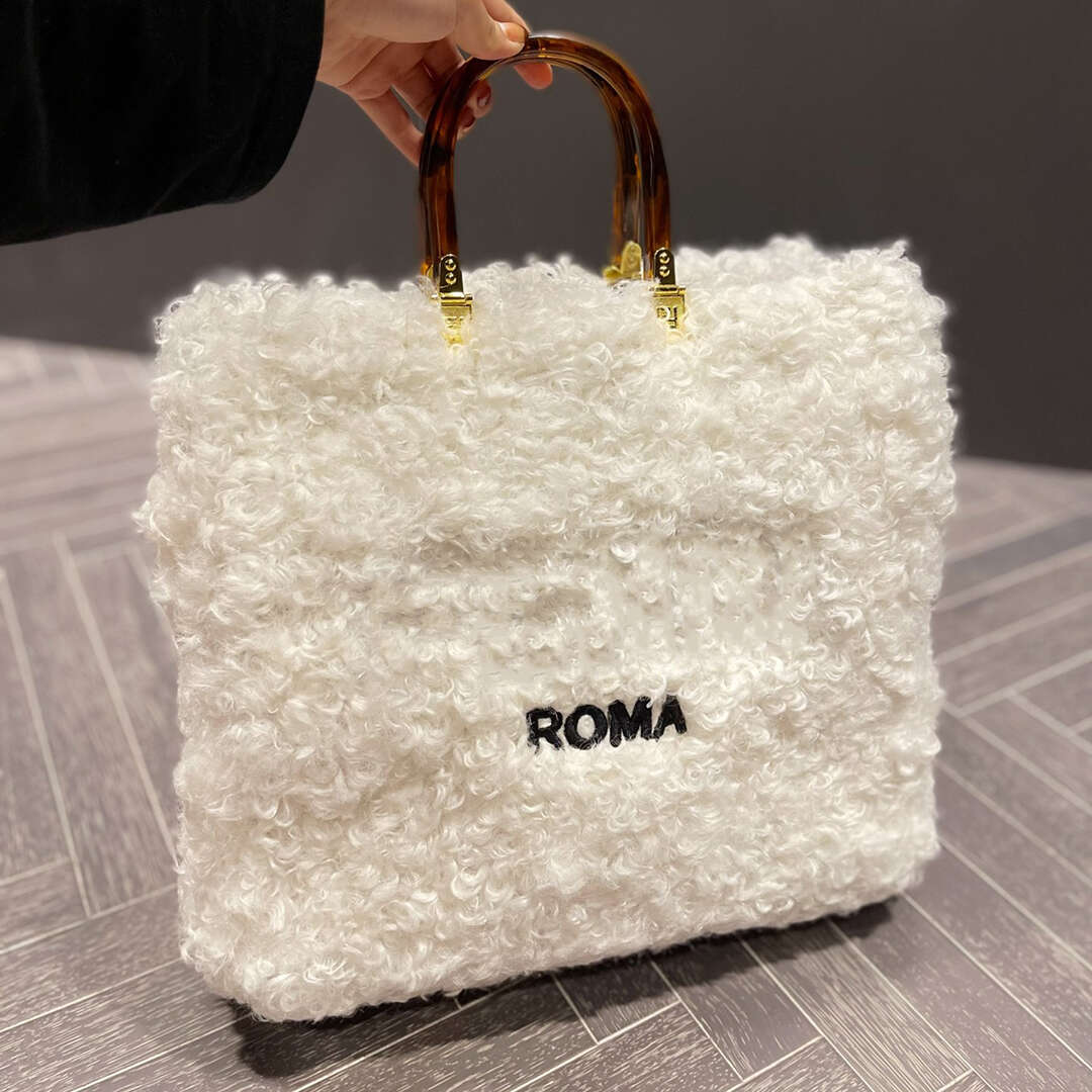 Luxury bags Classic 7A Quality genuine leather Sunshine Woman Handbags Shoulder Bags Italy Roma Brand Lambswool Plexiglass Handle Totes Fashion bag, Black
Luxury bags Classic 7A Quality genuine leather Sunshine Woman Handbags Shoulder Bags Italy Roma Brand Lambswool Plexiglass Handle Totes Fashion bag, Black