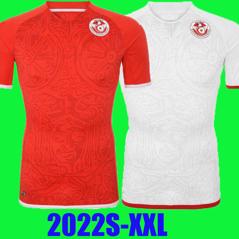 2022 Tunisia Soccer Jerseys National Team Mens MSAKNI HANNIBAL 22 23 MAALOUL SLITI KHENISSI Home Red Away Football Shirts Short Sleeve Aldult Uniforms sets 2023
2022 Tunisia Soccer Jerseys National Team Mens MSAKNI HANNIBAL 22 23 MAALOUL SLITI KHENISSI Home Red Away Football Shirts Short Sleeve Aldult Uniforms sets 2023