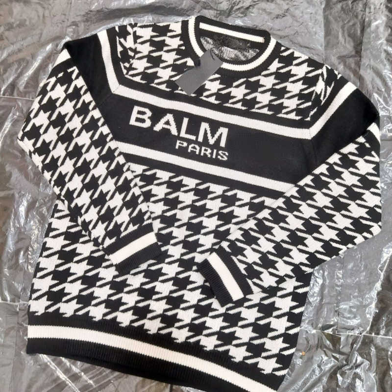 22ss designer sweater mens balm embroidery stitching sweatshirt man wool sweaters casual loose jacquard knit oversize women pullover coat 225, No.1
22ss designer sweater mens balm embroidery stitching sweatshirt man wool sweaters casual loose jacquard knit oversize women pullover coat 225, No.1