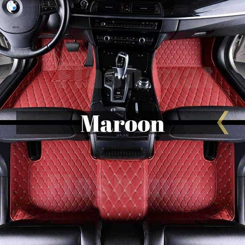Custom Leather Car Floor Mats For Subaru WRX Impreza Ascent Outback Forester BRZ Legacy Crosstrek Auto Carpets Cover 0929