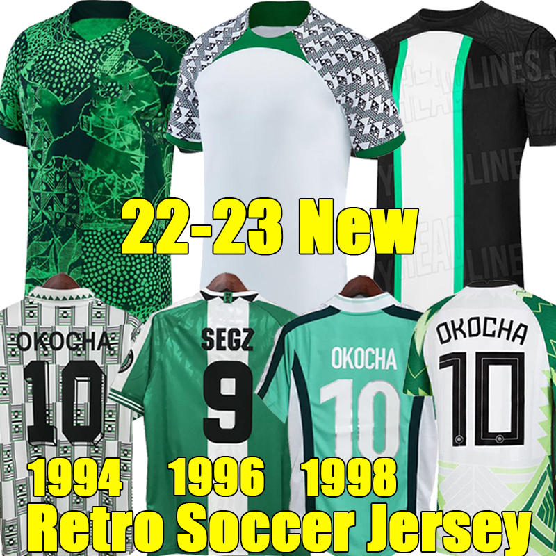 2022 Nigerian soccer jerseys 2023 OKOCHA KANU BABAYARO UCHE WEST IHEANACHO VINTAGE 22/23 fans player version MUSA FINIDI AMOKACHI 1994 1996 1998 retro football Shirt, Niriliya 2021 home
2022 Nigerian soccer jerseys 2023 OKOCHA KANU BABAYARO UCHE WEST IHEANACHO VINTAGE 22/23 fans player version MUSA FINIDI AMOKACHI 1994 1996 1998 retro football Shirt, Niriliya 2021 home