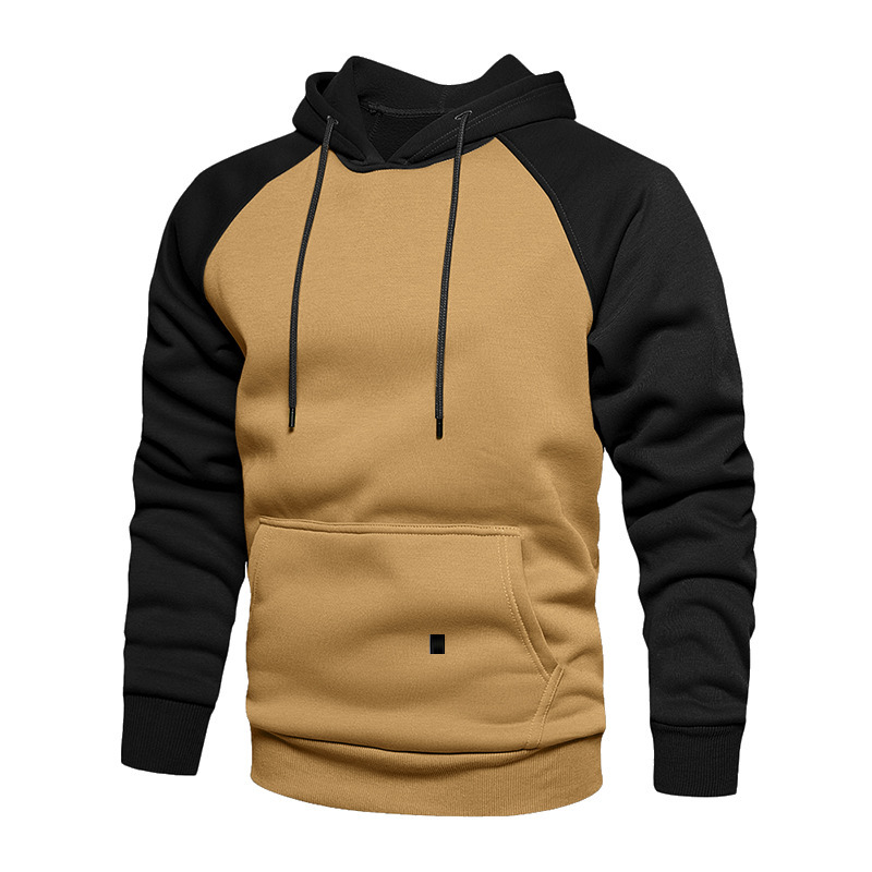 Men's Hoodies Sweatshirts Armygreen Patchwork Men Fashion Hooded Male Winter Spring Streetwear Casual Pullover Coats 220929