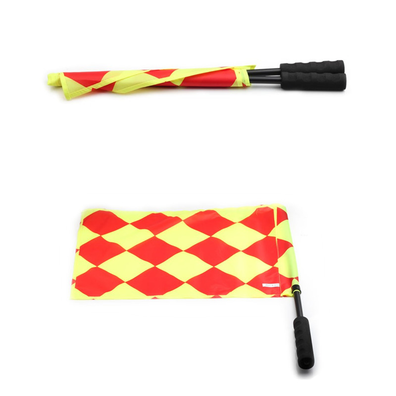 Other Sporting Goods Soccer Referee Flag with Coin Whistles Red Yellow Cards Set Tool Football Kit Outdoor Survival Equipment 220929
