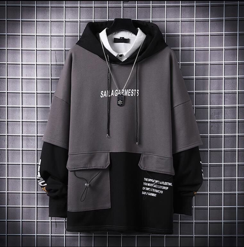 Men's Hoodies Sweatshirts Casual Clothing Fashion Japan Style Streetwear Harajuku Sweatshirt Hip Hop Long sleeve 220929