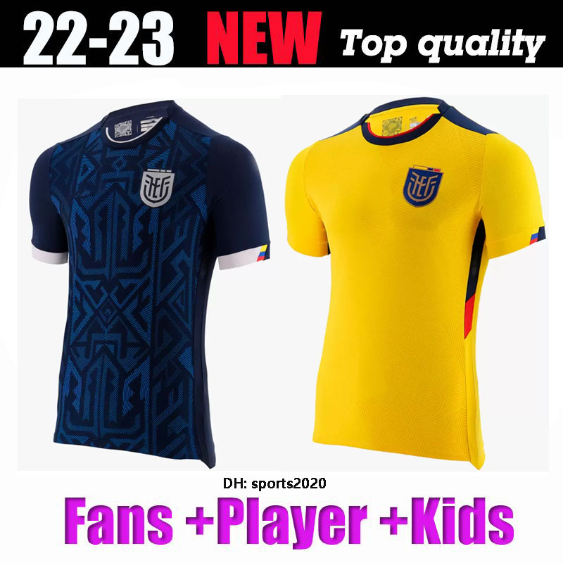 Ecuador 2022 soccer jerseys Pervis Estupinan home away third 22 23 J. Cifuentes Gonzalo Plata Michael Estrada football shirts Sarmiento CAMPANA HINCAPIE yellow blue, 21-22 away 
Ecuador 2022 soccer jerseys Pervis Estupinan home away third 22 23 J. Cifuentes Gonzalo Plata Michael Estrada football shirts Sarmiento CAMPANA HINCAPIE yellow blue, 21-22 away