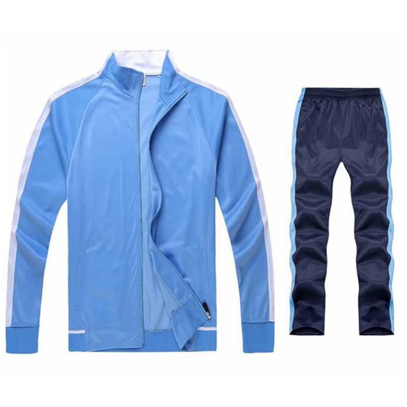 Men's Tracksuits 2 ks Set Mannen Sweatsuit Sportkleding Trainingspak Mannen Jas En Broek Sets Trainingspak Herfst Winter Lente Sporting Track pak