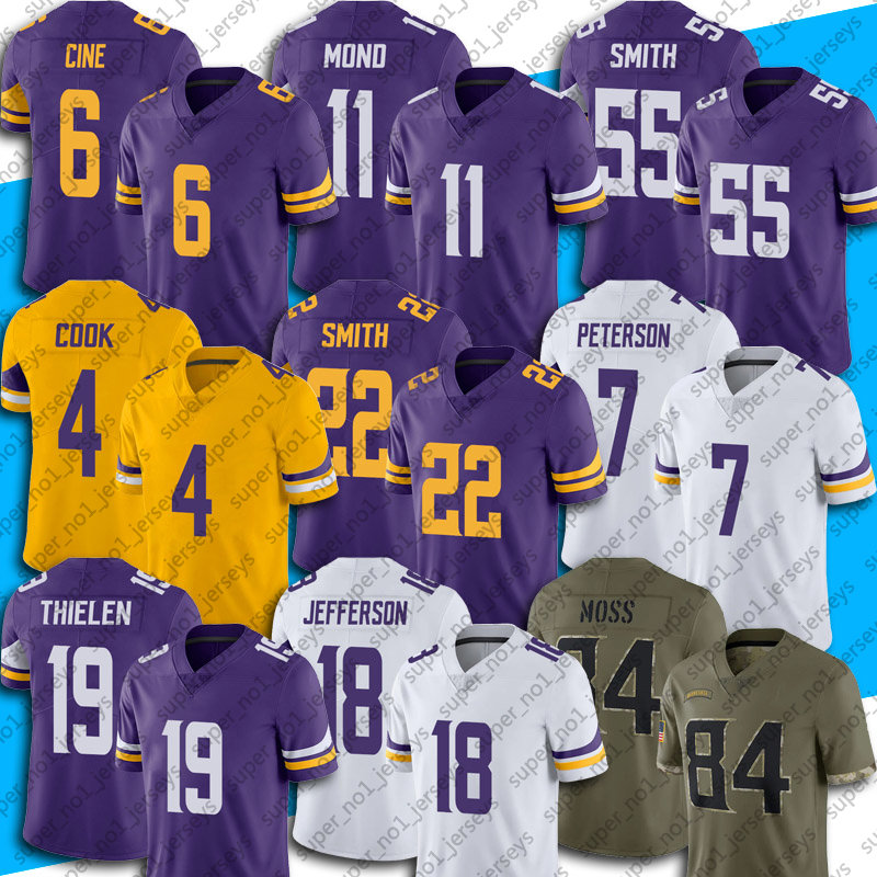 18 Justin Jefferson Dalvin Cook Jersey Football Minnesota Vikings Adam Thielen Lewis Cine Randy Moss Jerseys Kirk Cousins ZaDarius Harrison Smith Hunter Peterson, Man custom jersey (wjr)
18 Justin Jefferson Dalvin Cook Jersey Football Minnesota Vikings Adam Thielen Lewis Cine Randy Moss Jerseys Kirk Cousins ZaDarius Harrison Smith Hunter Peterson, Man custom jersey (wjr)