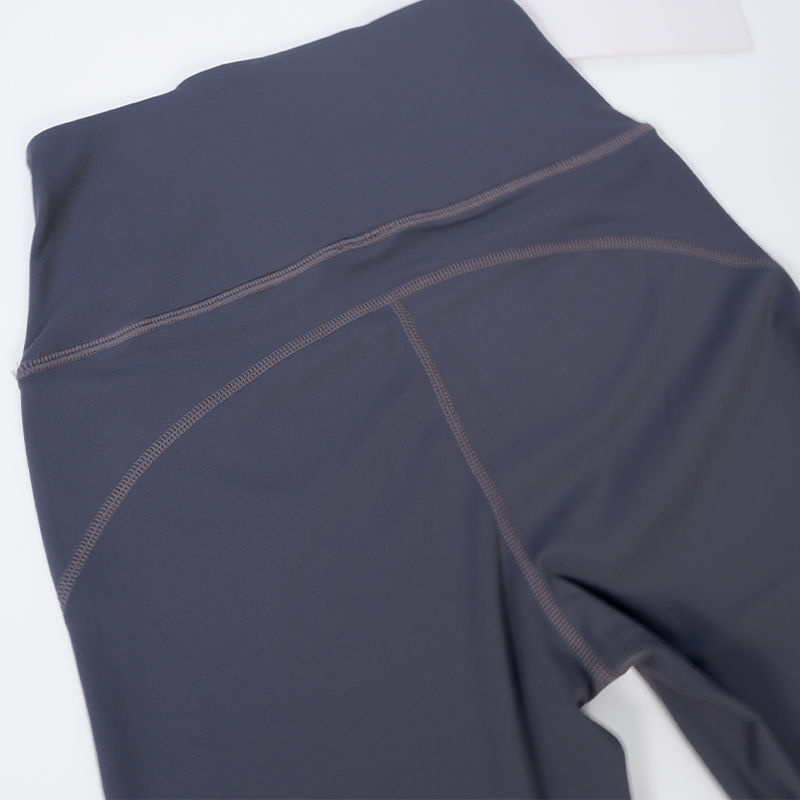 Yoga Hot Sell Flared Pants Grooved Long Ladies Gym High Waist Slim Fit Belly Bell-bottom Trousers Shows Legs Yoga Fiess Net Solid Color