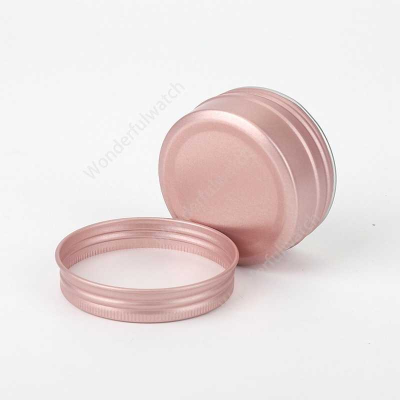 50g Metal Aluminium Bottle Tins Lip Balm Containers Empty Jars Screw Top Tin Cans White Gold Black Drop Delivery Packing Bottles 1152pcs DAW493