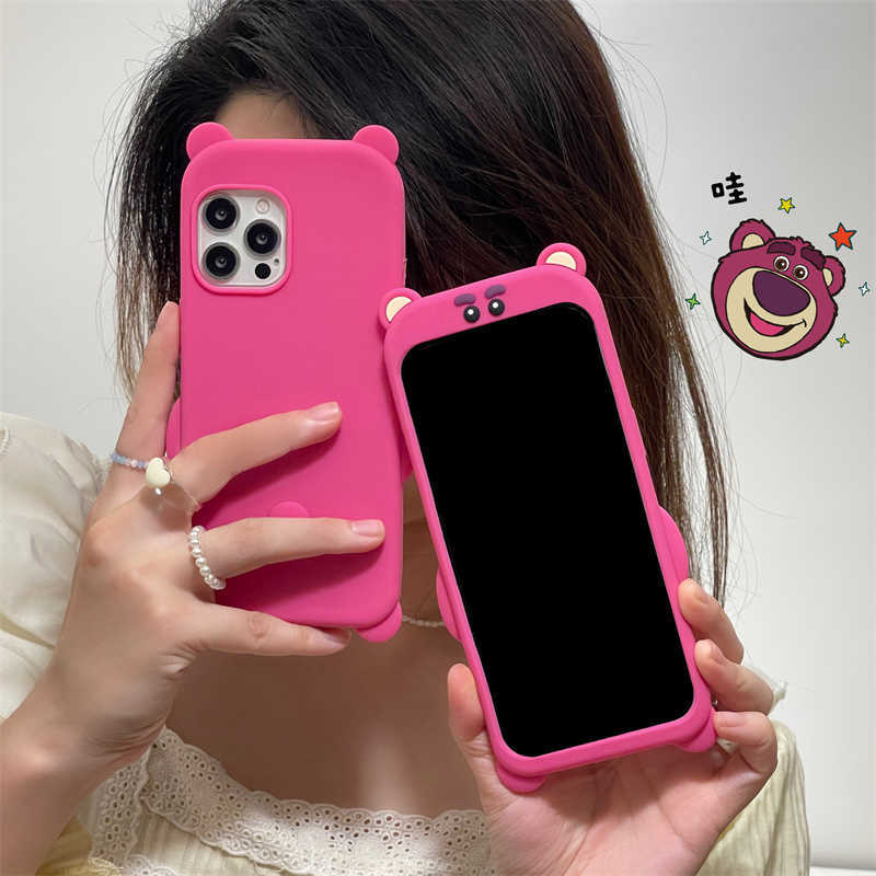 Cell Phone Cases Cartoon Animal pink Bear 3D Case For iphone 14 13 12 11 Pro XS Max XR X SE 6 7 8 Plus Soft silicone bubble Phone Cover kids gift T220929, Beige
Cell Phone Cases Cartoon Animal pink Bear 3D Case For iphone 14 13 12 11 Pro XS Max XR X SE 6 7 8 Plus Soft silicone bubble Phone Cover kids gift T220929, Beige