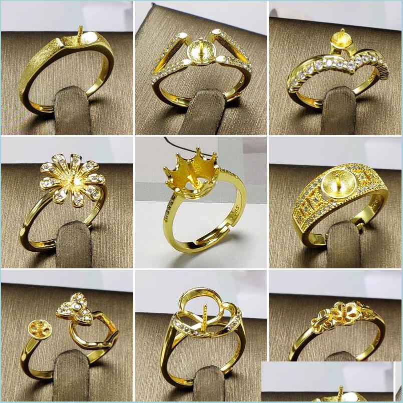 Jewelry Settings Fashion Pearl Ring Diy Rings Setting Gold Plated Zircon For Women Jewelry Adjustable Size Christmas Gift Drop Deliver Dho1C
Jewelry Settings Fashion Pearl Ring Diy Rings Setting Gold Plated Zircon For Women Jewelry Adjustable Size Christmas Gift Drop Deliver Dho1C