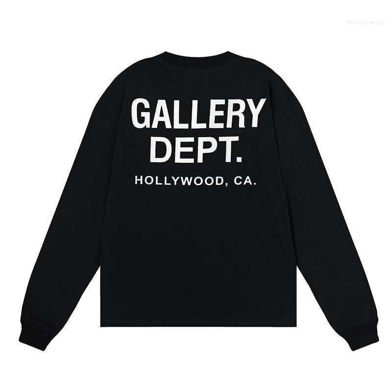 Galleries Dept Designer t Shirt Pullover American Fashion Brand Letter Printing High Street Bottomed Long Sleeve T-shirt Men' Women, Brown
Galleries Dept Designer t Shirt Pullover American Fashion Brand Letter Printing High Street Bottomed Long Sleeve T-shirt Men' Women, Brown