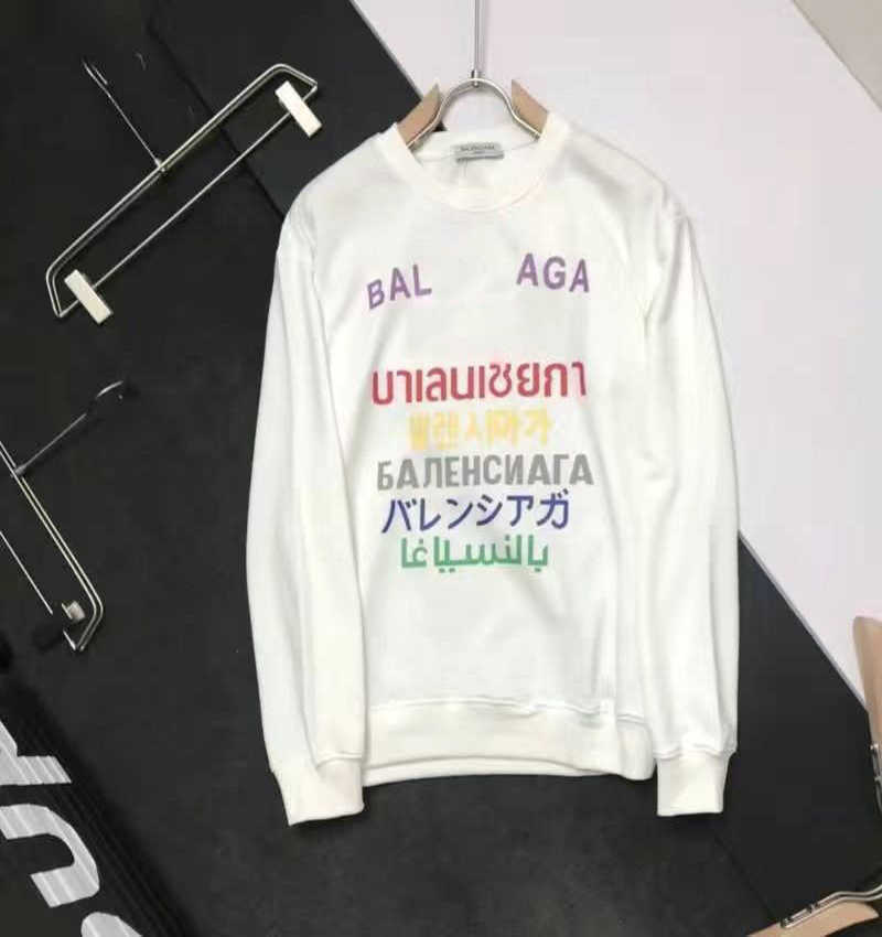 Designer Balanciagas Hoodie Hot Seven Languages Colorful Alphabet Versatile Hooded Loose Pullover Sweater For Men And Women, No sale
Designer Balanciagas Hoodie Hot Seven Languages Colorful Alphabet Versatile Hooded Loose Pullover Sweater For Men And Women, No sale