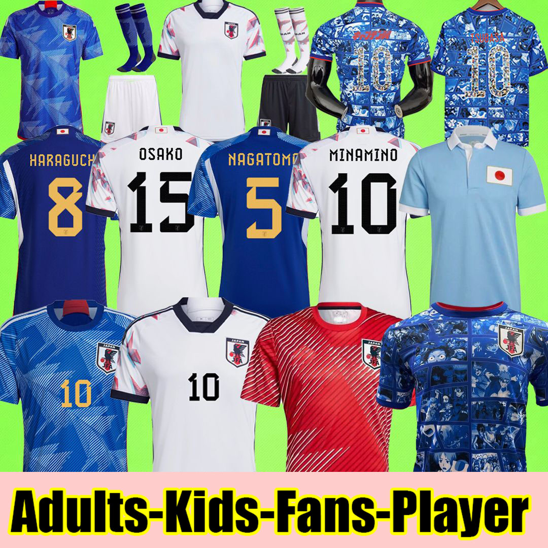 Japan 2022 Soccer Jerseys cartoon MINAMINO OSAKO NAGATOMO YOSHIDA ATOM 2023 Japanese 22 23 child kids Football Shirts HONDA MEN KIT women Player 999012, Home player
Japan 2022 Soccer Jerseys cartoon MINAMINO OSAKO NAGATOMO YOSHIDA ATOM 2023 Japanese 22 23 child kids Football Shirts HONDA MEN KIT women Player 999012, Home player