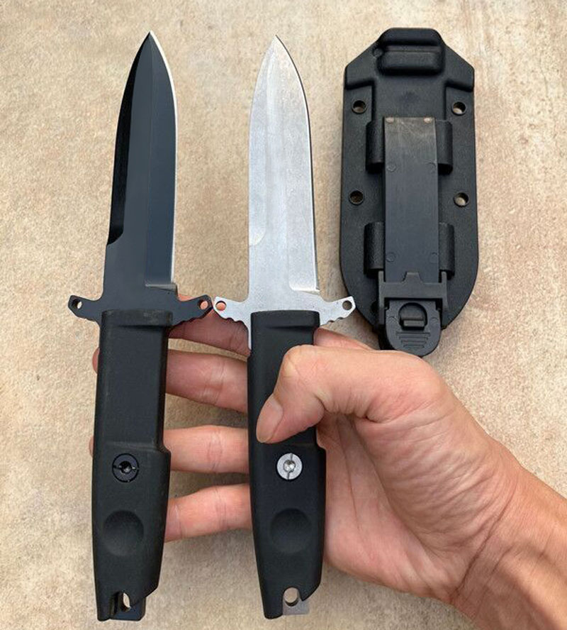Hot H9205 Outdoor Survival Tactical Straight Knife D2 Stone Wash Blade Full Tang FORPRENE Handle Fixed Blade Knives with Kydex
Hot H9205 Outdoor Survival Tactical Straight Knife D2 Stone Wash Blade Full Tang FORPRENE Handle Fixed Blade Knives with Kydex