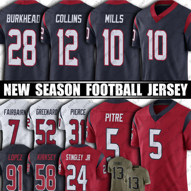 Dameon Pierce 5 Jalen Pitre Jersey Football Texans Davis Mills Brandin Cooks Derek Stingley Jr Nico Collins Jerseys Roy Lopez Christian Kirksey John Metchie III, Man custom jersey (dzr)
Dameon Pierce 5 Jalen Pitre Jersey Football Texans Davis Mills Brandin Cooks Derek Stingley Jr Nico Collins Jerseys Roy Lopez Christian Kirksey John Metchie III, Man custom jersey (dzr)