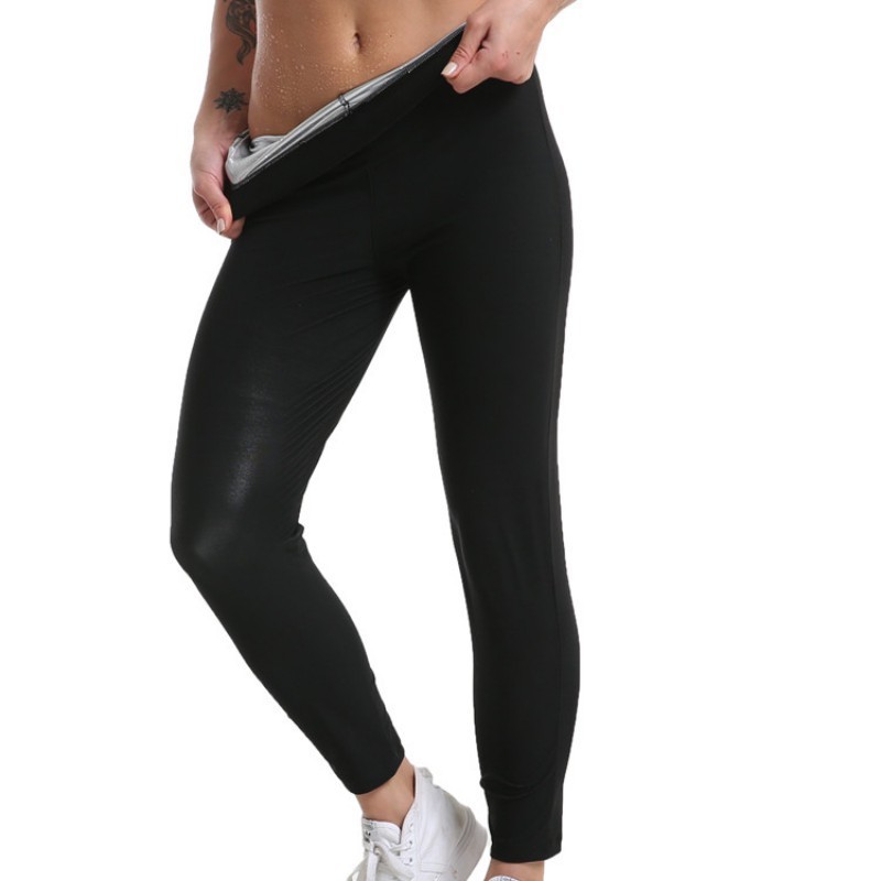 Womens Shapers Women Abdomen Control HipLifting Sweat Sauna Pants High Waist Burning Fat Fitness Breasted NinePoint Pants 220929wtt