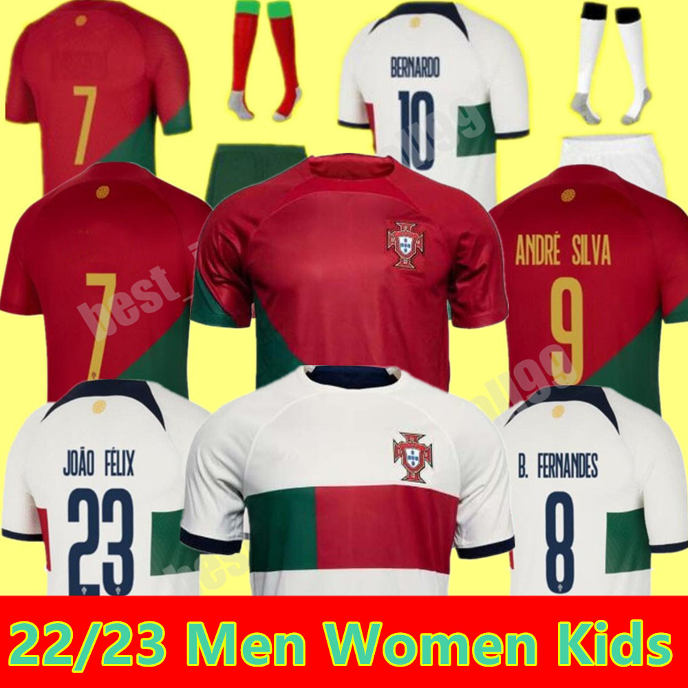 2022 Portugal Soccer Jerseys 23 JOAO FELIX RUBEN DIAS football shirt BERNARDO B. FERNANDES RONALDOS ANDRE SILVA camisa de futebol JOAO CANCELO men kids kits, Home kids
2022 Portugal Soccer Jerseys 23 JOAO FELIX RUBEN DIAS football shirt BERNARDO B. FERNANDES RONALDOS ANDRE SILVA camisa de futebol JOAO CANCELO men kids kits, Home kids