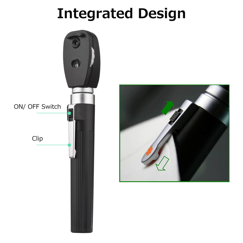 Portable Direct Ophthalmoscope 5 Different Apertures Professional Handheld Ophthalmoscope Eyes Ophthalmic Diagnostic Supplies 220801