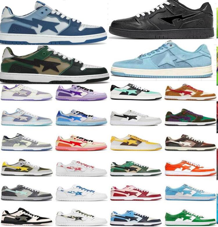 Bapestas SK8 Sta running shoes SK8 Baped Designer bapesta camo black white green red orange camouflage men women trainers sports sneakers classic platform shoe, Box
Bapestas SK8 Sta running shoes SK8 Baped Designer bapesta camo black white green red orange camouflage men women trainers sports sneakers classic platform shoe, Box