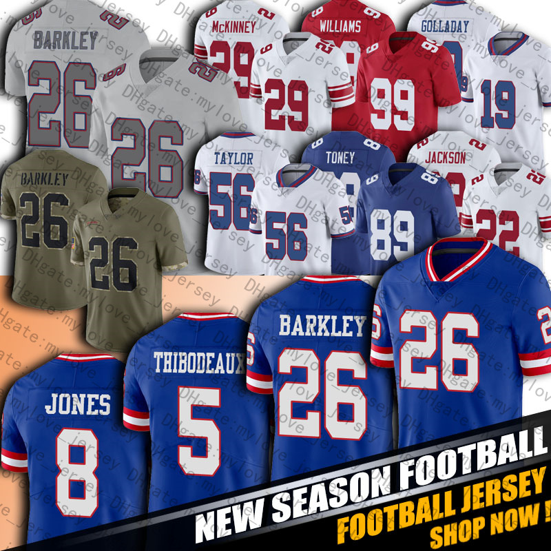 26 Saquon Barkley Football Jersey New Giants Yorks Daniel Jones Darius Slayton Julian Love Richie James Jerseys Adoree Jackson Dexter Lawrence Tae Crowder McKinney, Youth custom jersey (jr)
26 Saquon Barkley Football Jersey New Giants Yorks Daniel Jones Darius Slayton Julian Love Richie James Jerseys Adoree Jackson Dexter Lawrence Tae Crowder McKinney, Youth custom jersey (jr)