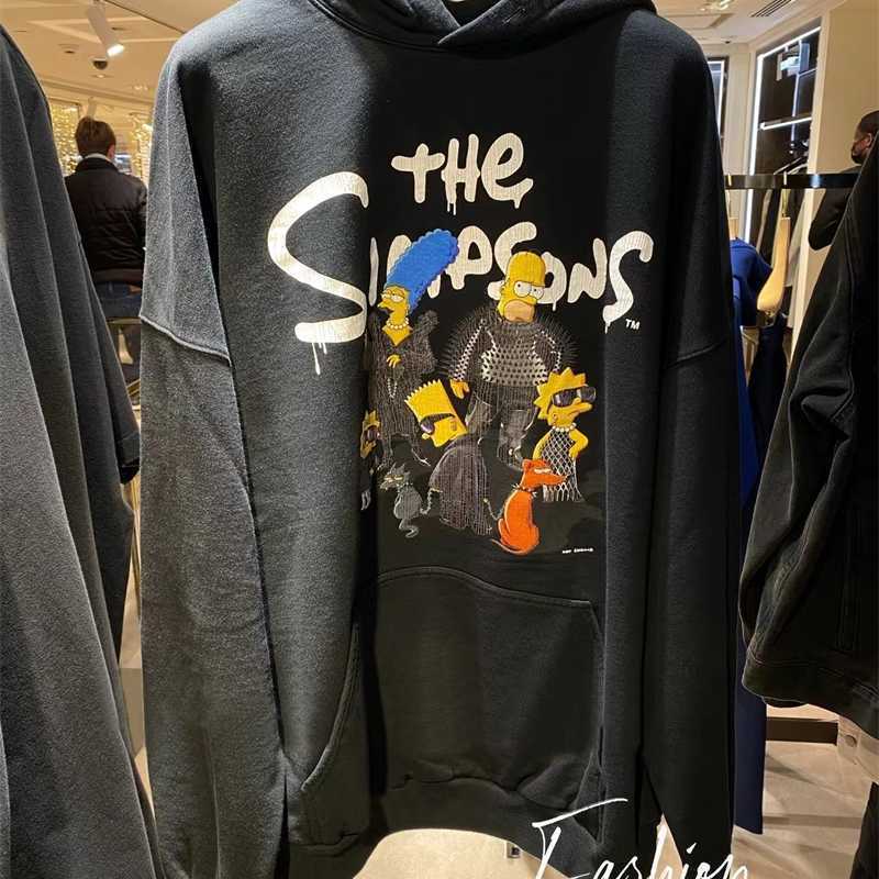 Original Balencalga Hoodie Simpson Hoodie Men's Sweatshirt Print Loose Top Coat Women, Blue
Original Balencalga Hoodie Simpson Hoodie Men's Sweatshirt Print Loose Top Coat Women, Blue