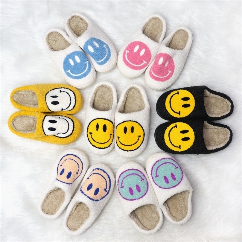 home shoes Selling Smiley Face Ladies Warm Furry Home House Cute Bedroom Pantoufle Women Men Slippers 220930
home shoes Selling Smiley Face Ladies Warm Furry Home House Cute Bedroom Pantoufle Women Men Slippers 220930