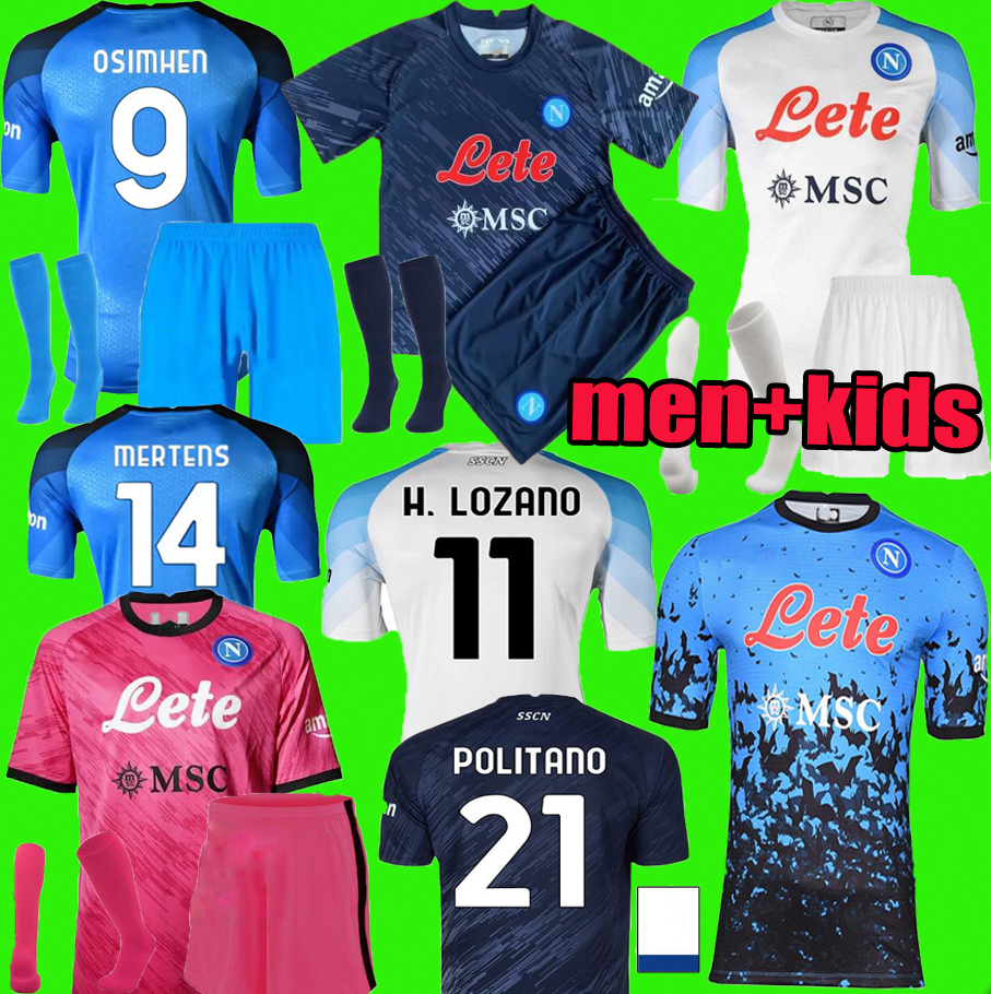 Maradona 23 Napoli soccer jersey Naples football shirt 2022 2023 ZIELINSKI KOULIBALY camiseta de futbol INSIGNE MERTENS LOZANO OSIMHEN men kids, Lavender
Maradona 23 Napoli soccer jersey Naples football shirt 2022 2023 ZIELINSKI KOULIBALY camiseta de futbol INSIGNE MERTENS LOZANO OSIMHEN men kids, Lavender