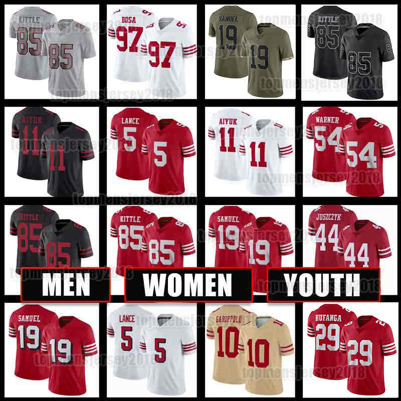 George Kittle Football Jersey Talanoa Hufanga Trey Lance San Franciscos Deebo Samuel Nick Bosa Fred Warner Kyle Juszczyk 49eres Trent Williams Brandon Aiyuk Willis, Men new jersey(49r)
George Kittle Football Jersey Talanoa Hufanga Trey Lance San Franciscos Deebo Samuel Nick Bosa Fred Warner Kyle Juszczyk 49eres Trent Williams Brandon Aiyuk Willis, Men new jersey(49r)