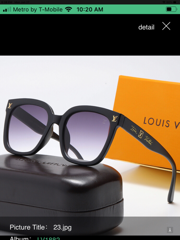 Louis Vuitton Sunglass and Versace Sunglasses for Women and Mens