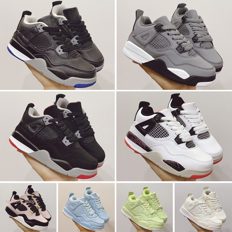 2023 Infant Toddlers 4 Retro Kids Basketball Shoes Chicago Boy Girl Sneaker Light Green Lights Grey Khaki Baby Trainers Children Eur 26-35, High-quality
2023 Infant Toddlers 4 Retro Kids Basketball Shoes Chicago Boy Girl Sneaker Light Green Lights Grey Khaki Baby Trainers Children Eur 26-35, High-quality
